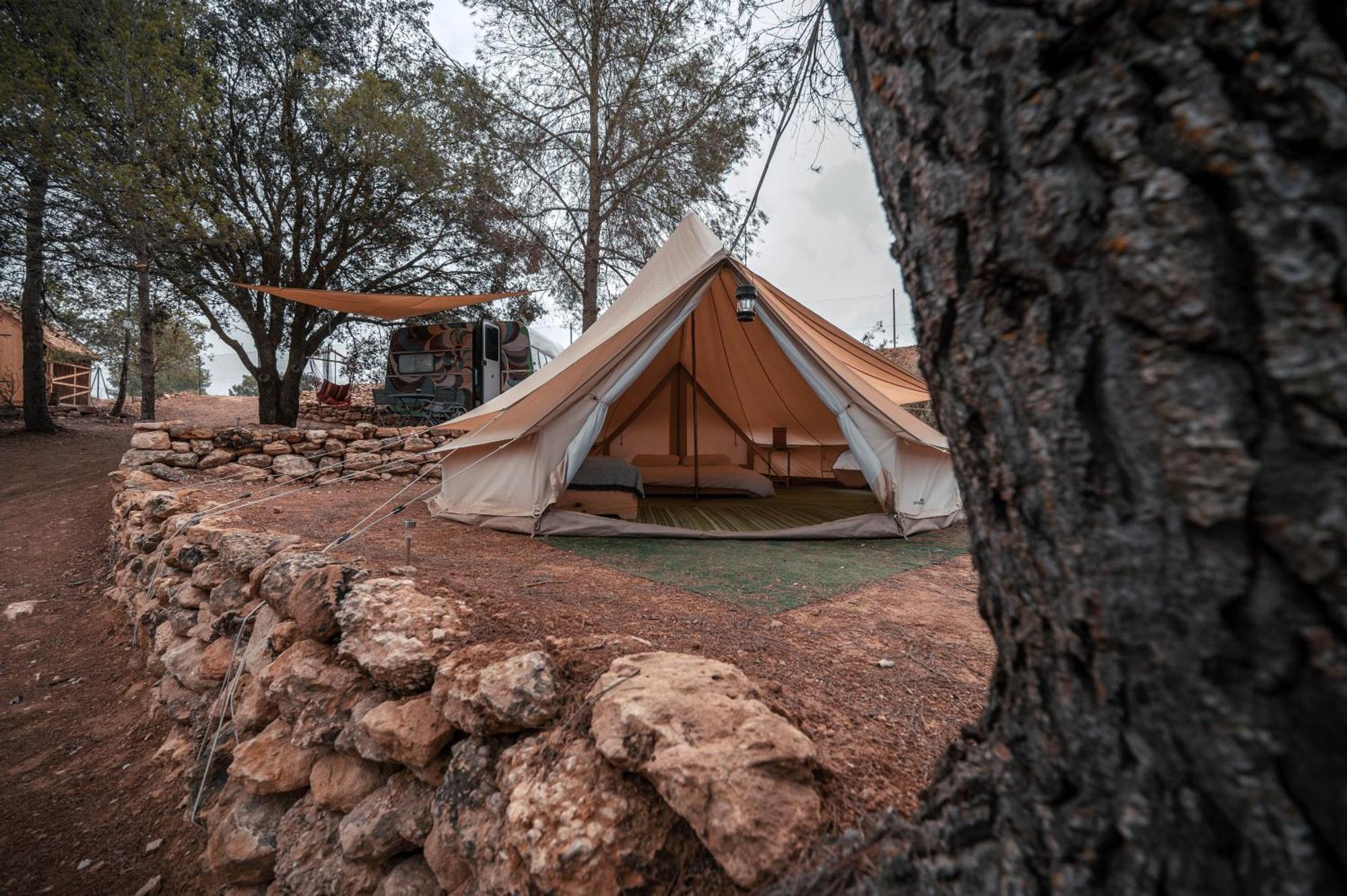 Slow Life Camping Venta Del Moro Kültér fotó